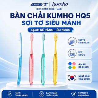 Bàn Chải Đánh Răng Kumho HQ5 Sợi Tơ Siêu Mảnh Lông Siêu Mềm Làm Sạch Kẽ Răng Bảo Vệ Nướu
