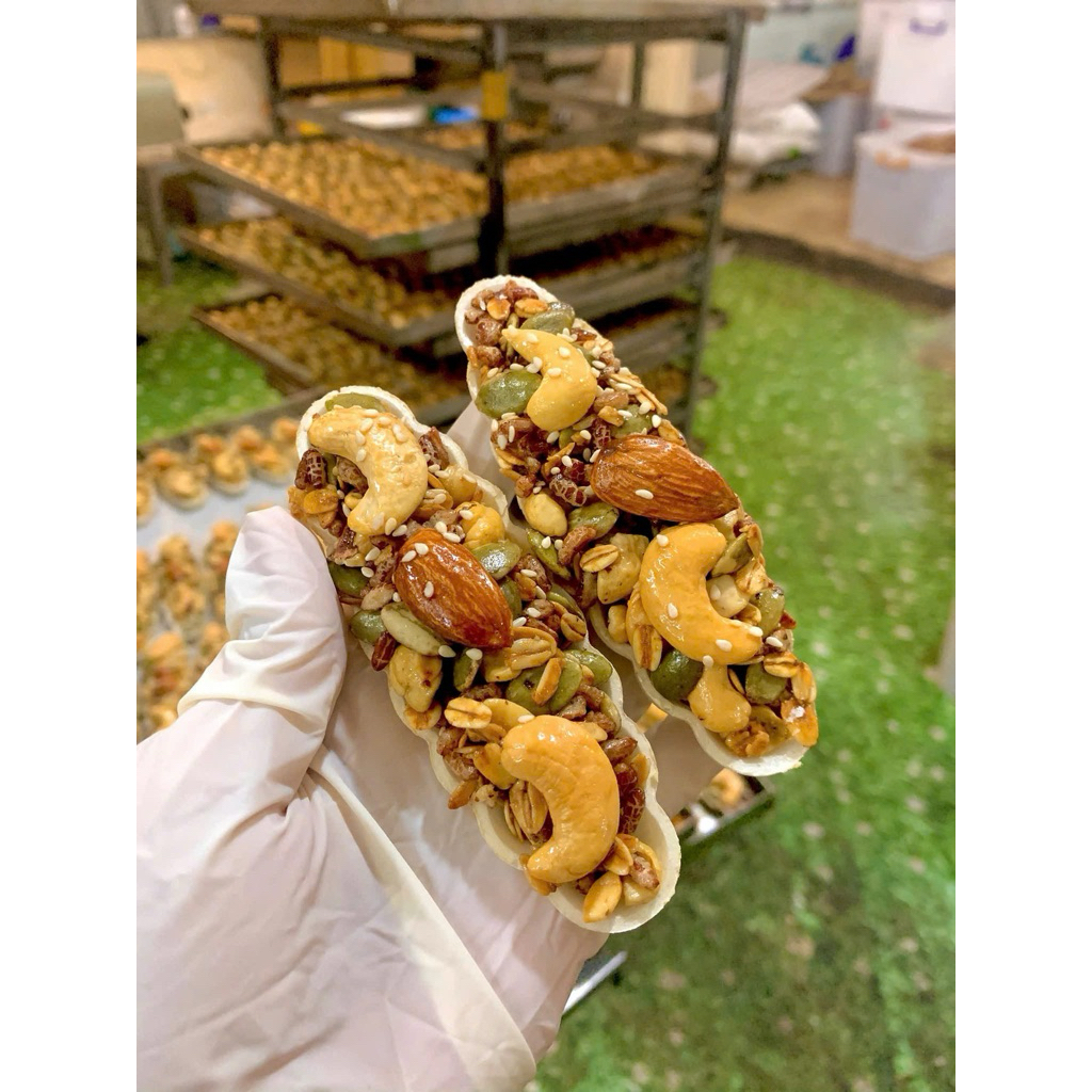 Bánh thuyền mix hạt dinh dưỡng túi 500gr