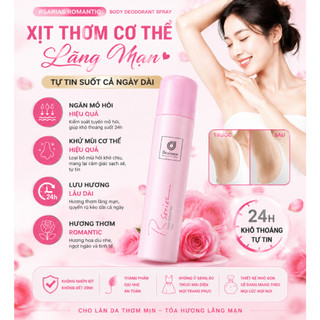 Nước hoa xịt toàn thân dòng R của Thái Lan –Ngăn Mồ Hôi,Lưu Hương Dài Lâu,Dùng Cho Nách Và Toàn Thân