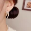V.I.T Accessories | Bông tai sao hạt châu đính đá (2 màu)