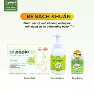 BÉ SẠCH KHUẨN - Phòng Ngừa Tưa Lưỡi Nấm Miệng, Vệ Sinh Bình Sữa Núm Ti, Thành Phần Thảo Dược An Toàn Cho Bé Sơ Sinh