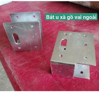 Bát U xà gồ lắp ghép dùng cho sắt hộp tai bát bas U thanh U ghép nối cùm hộp vuông 40x80, 5x10, 40×40, 50×50 dày 2ly....