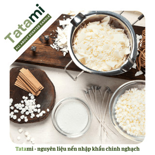 Set Nguyên Liệu Tatami Tự Làm Nến Thơm Handmade, Bộ Kit DIY Làm Nến Thơm Cho Người Mới
