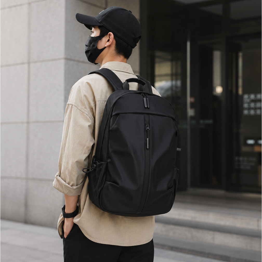Balo Laptop Nam Nữ Đi Học Chống Nước Đựng Laptop 15.6 Inch Cho Sinh Viên Đi Làm Nhiều Ngăn Hadi travel B26
