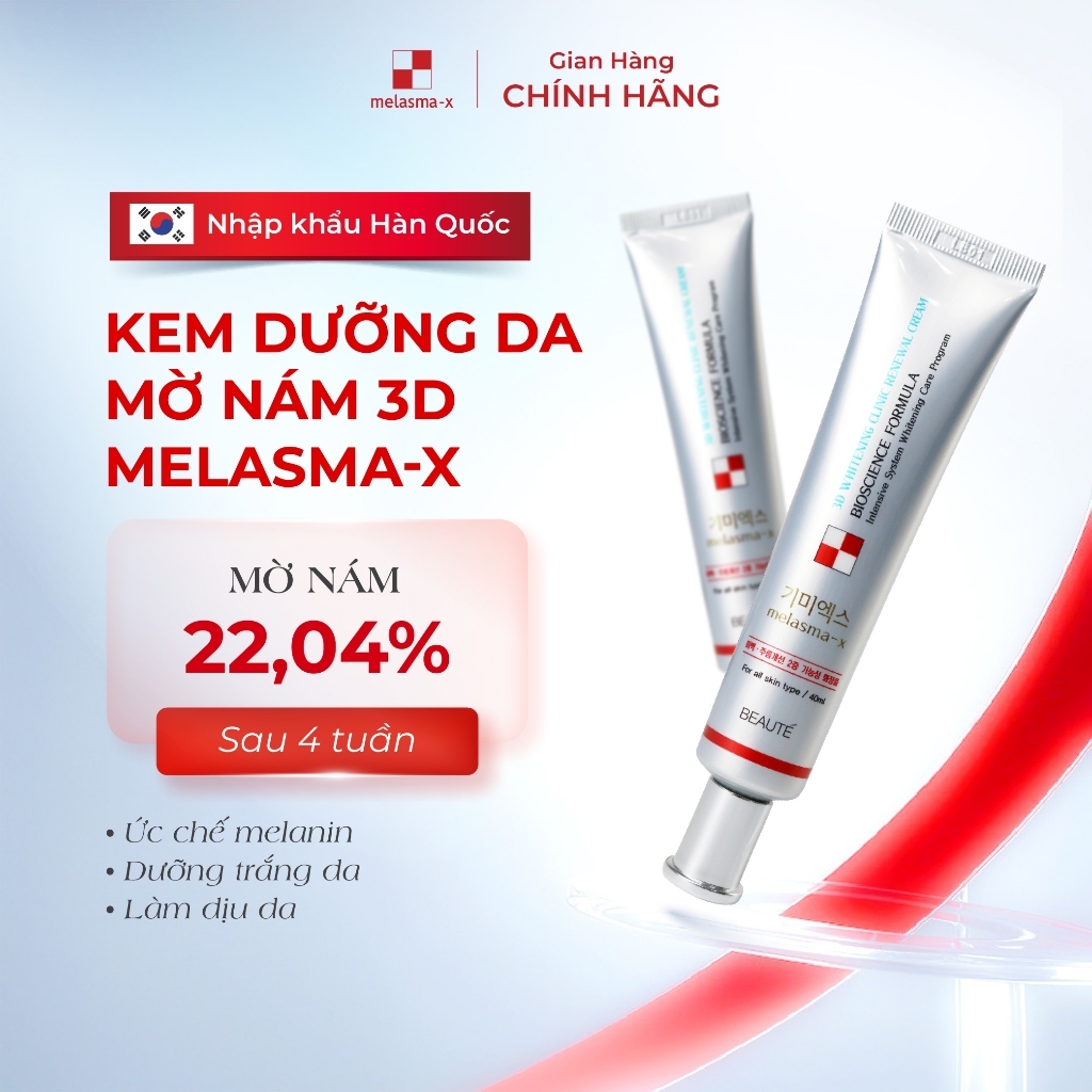 Kem Nám 3D Và Dưỡng Trắng Da Glutathione MELASMA X - Ever Queen