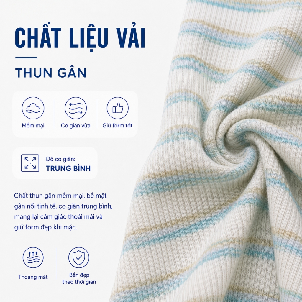Áo Polo Nữ GMORNING Form Suông Chất Thun Gân Sọc Mát Phối Lá Cổ Nhọn Tay Ngắn Cài Nút Cùng Màu Trẻ Trung YAPG07024