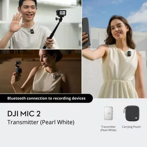 Micro Thu Âm Không Dây DJI Mic 2 - Bảo Hành 12 Tháng Chính Hãng - Mic Không Dây Cài Áo Cao Cấp