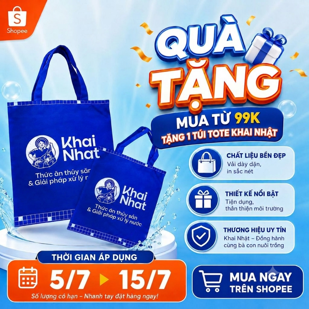 [QUÀ TẶNG] Túi Tote Khai Nhật
