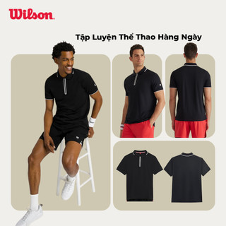 Wilson Advantage Zip Polo Áo Polo Thể Thao Nam WM00261511