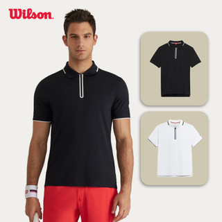 Wilson Advantage Zip Polo Áo Polo Thể Thao Nam WM00261511