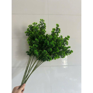 Cành Tùng La Hán Giả Trang Trí Nhà Cửa [3 Mẫu] Cành Cao, Cụm Điểm, Rủ Dài - Cây Tiểu Cảnh Nhựa PVC Bọc Kẽm