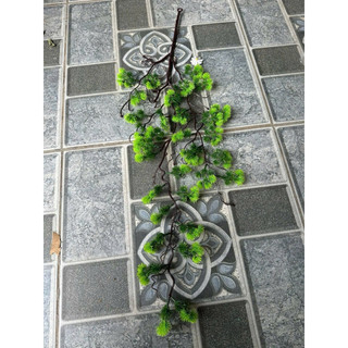 Cành Tùng La Hán Giả Trang Trí Nhà Cửa [3 Mẫu] Cành Cao, Cụm Điểm, Rủ Dài - Cây Tiểu Cảnh Nhựa PVC Bọc Kẽm