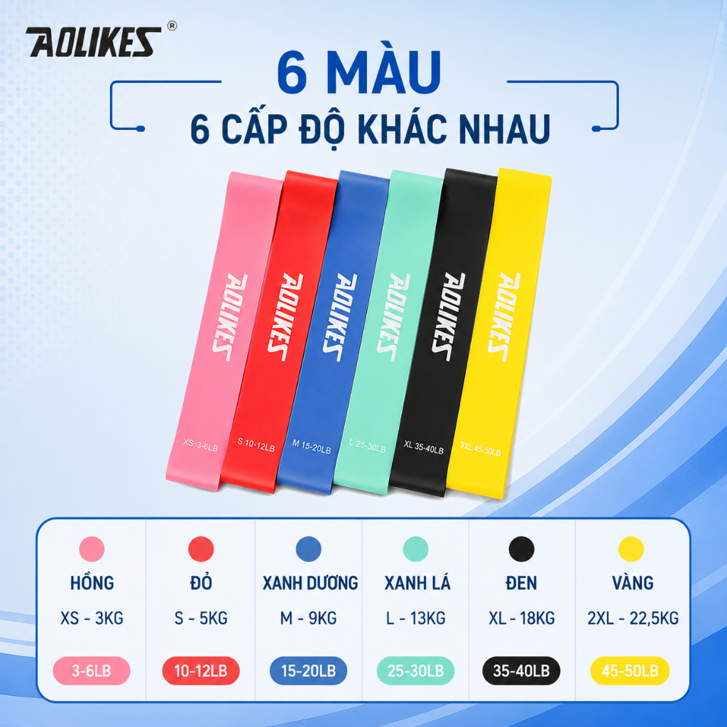 Dây kháng lực tập chân bóng đá AOLIKES tăng lực sút cổ chân, tập cơ chân đùi mông