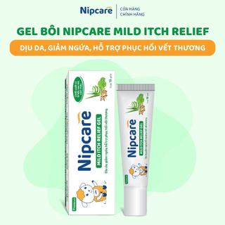 Gel bôi Nipcare Mild Itch Relief 15g - gel giảm ngứa, dịu da, hỗ trợ phục hồi hàng rào bảo vệ da