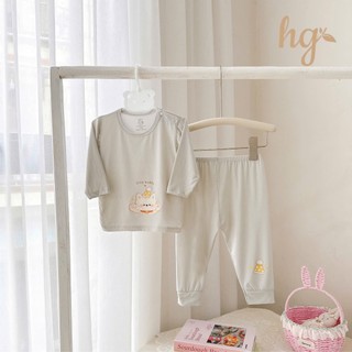 Bộ Dài Tay Chất Petit Mềm Mịn Hoạ Tiết Đáng Yêu Dành Cho Bé Trai Bé Gái  6- 16 kg Hàng Chuẩn HG