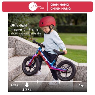 [Thuỵ Sĩ] Xe thăng bằng siêu nhẹ Micro Balance Bike Ultra - Phiên bản có đèn LED - Bảo hành 12 tháng