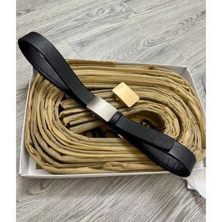 Thắt Lưng Nam Da Bò Thật 100% Khóa Gạt Tự Động Mặt Trơn Cao Cấp Sang Trọng Bản 3.5cm thatlungvidanamnu