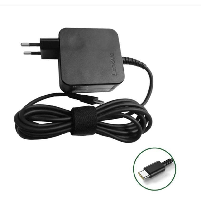 Sạc Laptop Lenovo Vuông 65W Type-C Chuẩn Zin - Củ Sạc USB-C PD 20V 3.25A Cho ThinkPad, Yoga, IdeaPad, Bảo Hành 12 Tháng