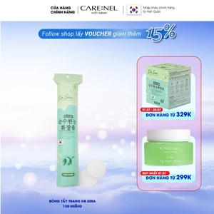 Bông tẩy trang cotton tiệt trùng mềm mịn nhiều lớp Dr.Sera Pure Snow Cotton Pad (150 miếng)