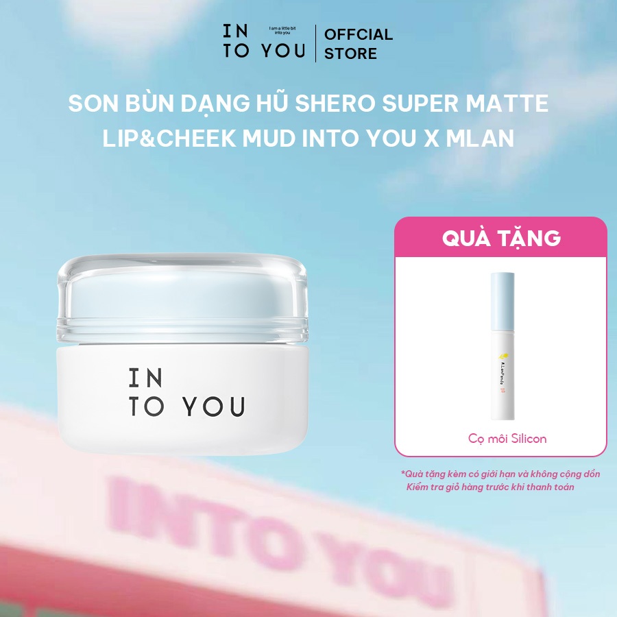 [NEW LIMITED PHIÊN BẢN PANDA] Son Bùn Hũ INTO YOU x MLAN Mịn Lì Nhẹ Dễ Tán, Không Khô Môi Dùng Cho Môi Và Má 5g
