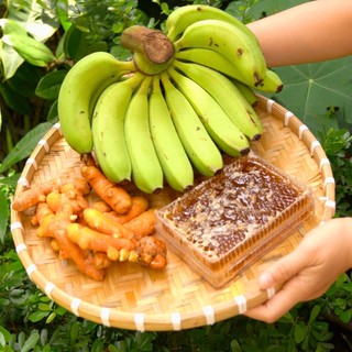 Combo 3 Hũ Mật Nghệ Chuối Xanh Lạc Yên Foods kèm quà tặng hấp dẫn