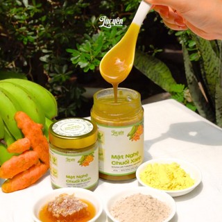 Combo 3 Hũ Mật Nghệ Chuối Xanh Lạc Yên Foods kèm quà tặng hấp dẫn
