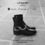 Giày da The Grain Fit Zip Boots LEMANS đen - Zip da bò - Bảo hành 24 tháng toàn quốc