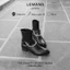 Giày da The Grain Fit Zip Boots LEMANS đen - Zip da bò - Bảo hành 24 tháng toàn quốc