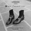 Giày da The Grain Fit Zip Boots LEMANS đen - Zip da bò - Bảo hành 24 tháng toàn quốc