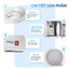Máy Bào Đá 2 Lưỡi Dao Venko VK-IC500 Công Suất Lớn 550W, Bào Đá Công nghiệp, Xay Đá Làm Sinh Tố Máy bào