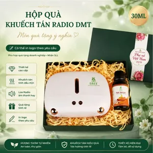 Quà tặng ngày kỉ niệm, quà tặng sinh nhật, khách hàng - Máy khuếch tán Radio và 1 chai tinh dầu 30ml