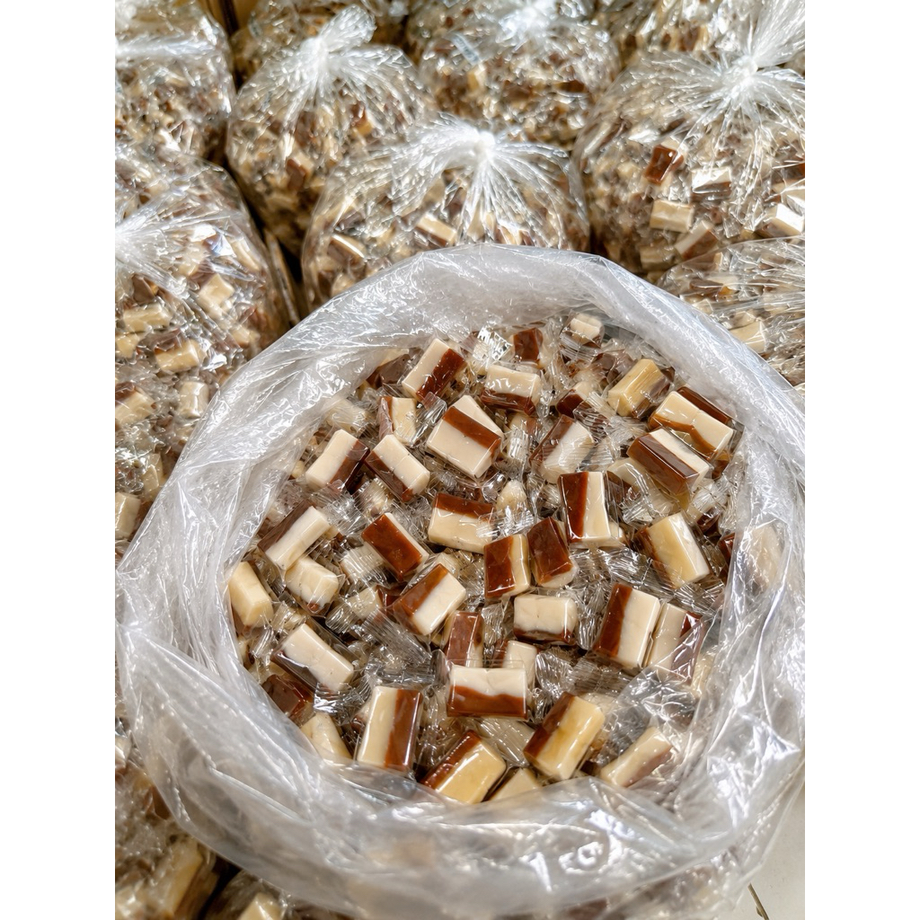 Kẹo dừa cà phê muối túi 500gr