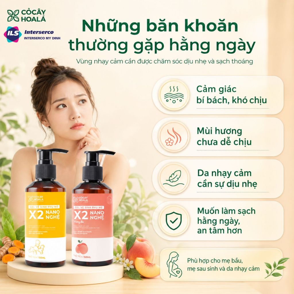 Dung dịch vệ sinh cho nữ Gel X2 Nano bản mới 2026, Dung dịch vệ sinh làm sạch dịu nhẹ mùi thiên nhiên dùng cho cả mẹ bầu