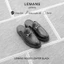 Giày sục Mules Loafer LEMANS Da Bò - Black _ Bảo hành chính hãng 24 tháng toàn quốc