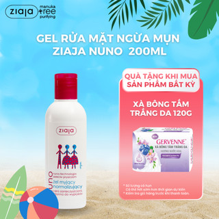 Gel Rửa Mặt Ngừa Mụn Ziaja Nuno Cho Da Dầu Da Hỗn Hợp 200ml – Không Gây Kích Ứng
