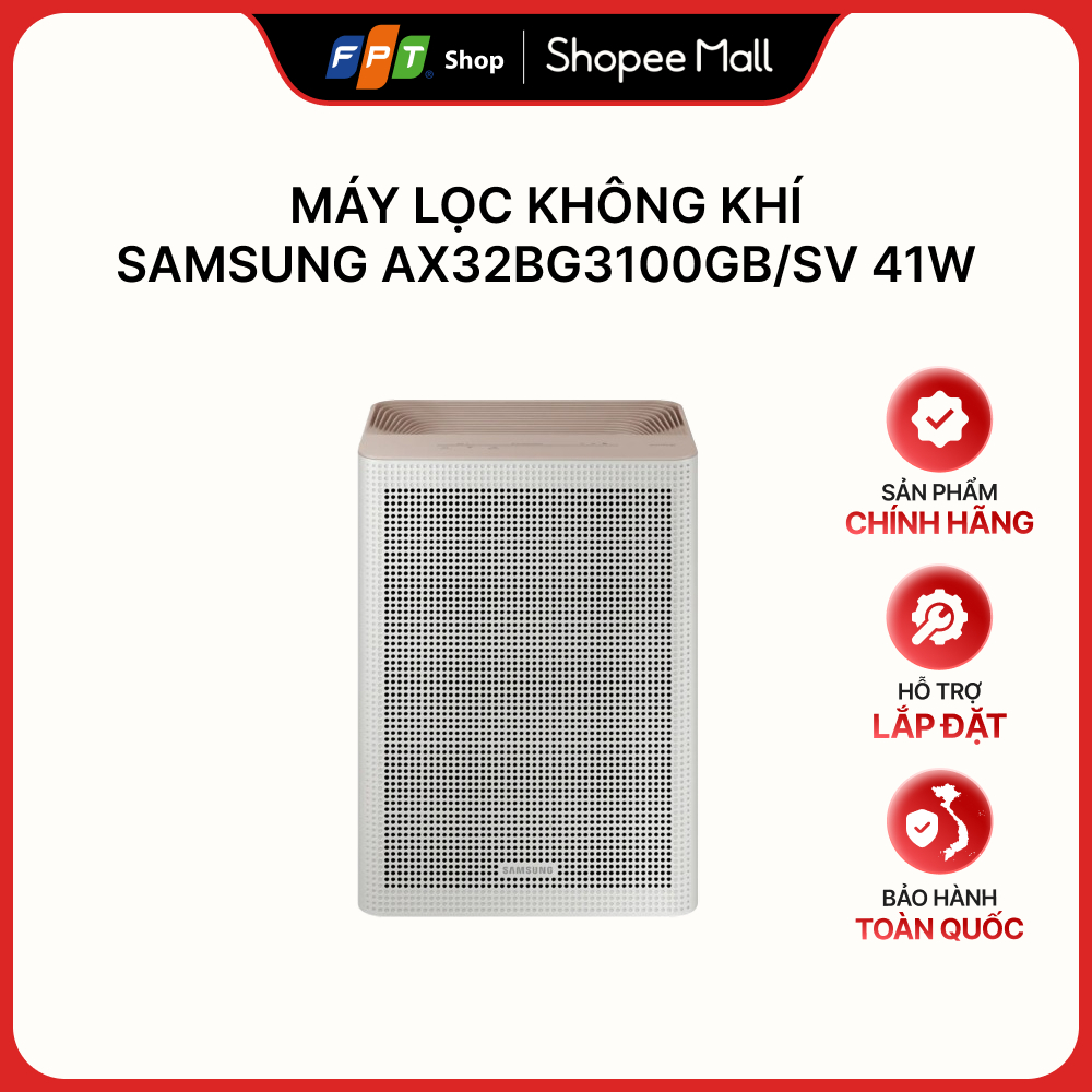 Máy lọc không khí Samsung AX32BG3100GB/SV 41W