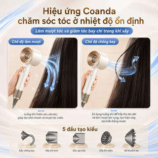 Bảo hành 36 tháng | Máy sấy tóc Plasma 2 chiều nóng/lạnh, công nghệ ion âm chống xơ rối, sấy nhanh chỉ trong 3 phút