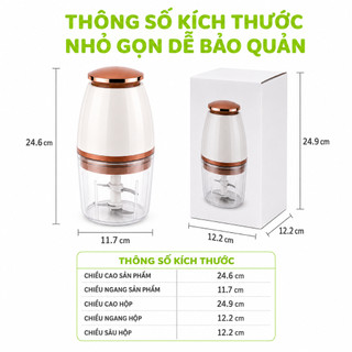 Máy Xay Thịt, Xay Đá Đa Năng Osaka Nhật Bản GD219 - Máy Xay Thực Phẩm Osaka Nắp Đồng Công Suất 350W