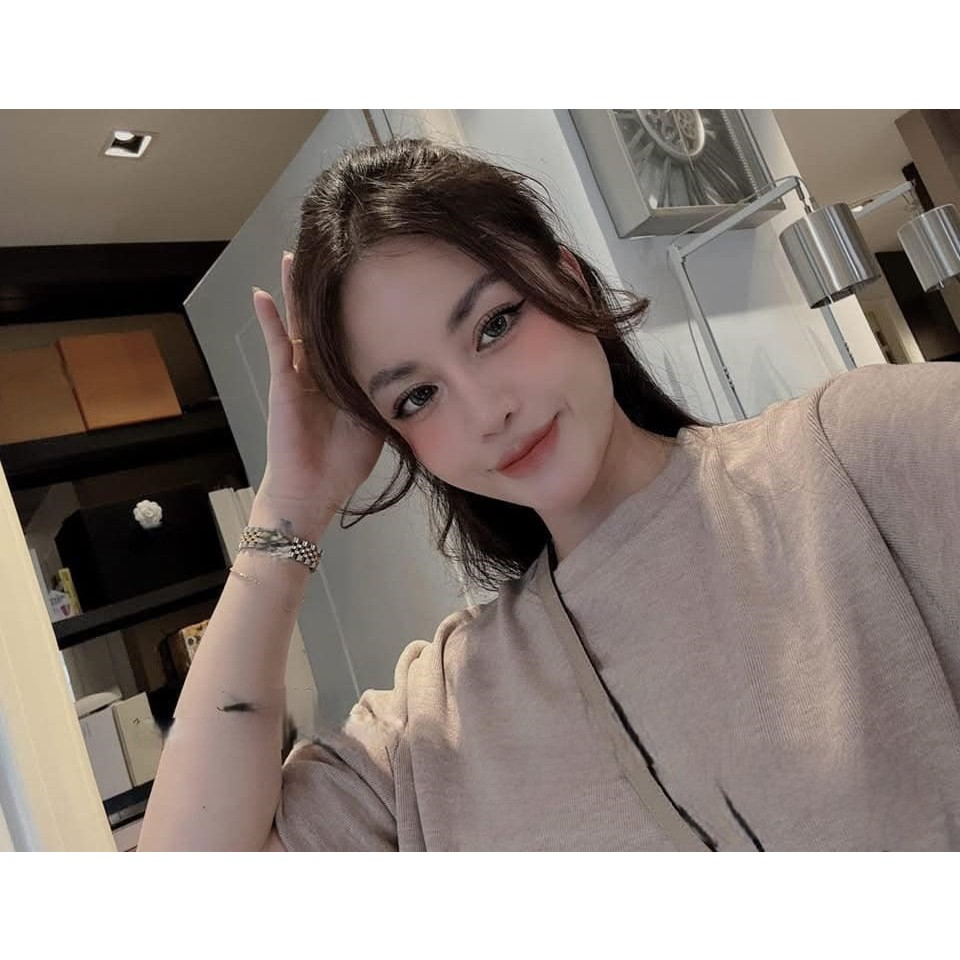 Set đồ nữ, đồ bộ nữ DONNA HCOM25298 áo thun cộc tay mix quần suông dài dáng thể thao trẻ trung