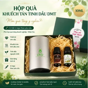 Quà tặng 20.11, sinh nhật, lễ hội - Máy khuếch tán Oto nguyên chất Và 2 chai tinh dầu 10ml DMT