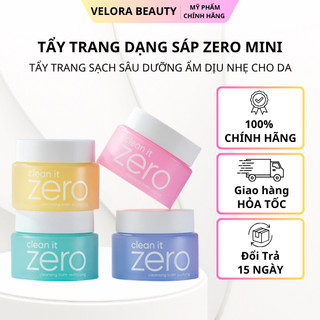 Sáp tẩy trang Banila Co Clean It Zero Cleansing Balm Mini 7ml làm sạch sâu & dưỡng ẩm cho da