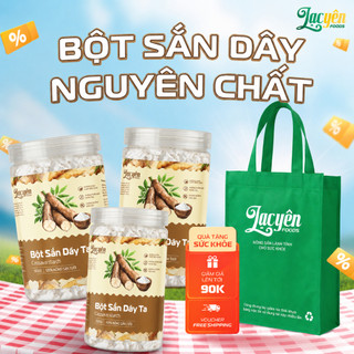 Combo 3 Hũ Bột Sắn Dây Lạc Yên Foods Kèm Quà Tặng Túi Vải Lạc Yên