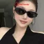 Combo 01 kính râm vuông R9 + 01 kính râm mắt mèo T33 tặng túi đựng kính khăn lau kính
