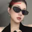Combo 01 kính râm vuông R9 + 01 kính râm mắt mèo T33 tặng túi đựng kính khăn lau kính
