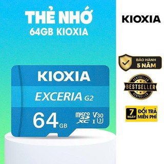 Thẻ nhớ camera, điện thoại KIOXIA 32GB 64GB 128GB đọc 100MB/s - BẢO HÀNH CHÍNH HÃNG 5 NĂM