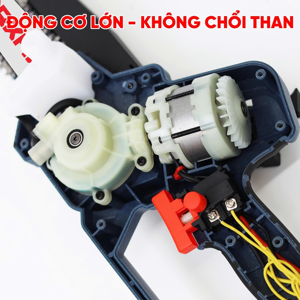 [NÂNG CÁP] Máy Cưa Xích 8inch WORKFIX WF-CS0802PRO Cồng Suất 600W, Pin 15CELL - Máy cưa xích dùng pin