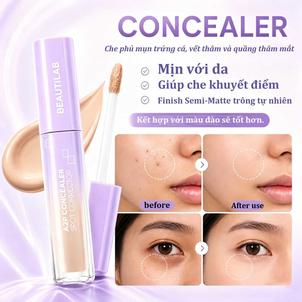 [Dr.PONG] BEAUTILAB A2P tập trung đào đốm đen và sửa đổi làm trắng kem che khuyết điểm 2.5g