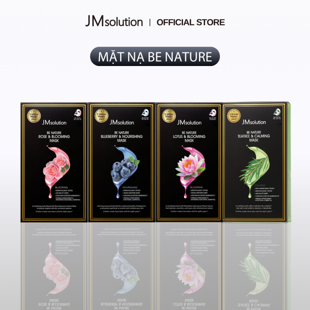 JMsolution Mặt Nạ Be Nature Mask 24ml Hỗ Trợ Dưỡng Ẩm & Phục Hồi Da Chính Hãng