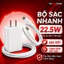 Sạc nhanh Xiaomi 22,5w chính hãng Chân cắm USB Type C sạc nhanh cho nhiều dòng máy Xiaomi THE RED PHONE