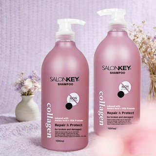 Dầu gội và dầu xả 1000ml, chăm sóc cao cấp salon, dùng để kiểm soát dầu và làm tóc mượt mà bóng đẹp